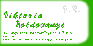 viktoria moldovanyi business card